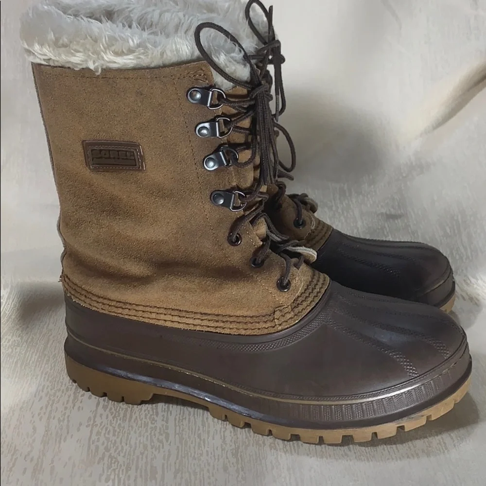 SOREL USA Kaufman Men’s Winter Snow Boots- Size 8-Made in USA